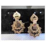 Garnet and 12kt gold filled vintage earrings Garnet and 12kt gold filled vintage earrings