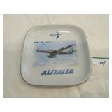 Alitalia DC-8 Jet advertising ash tray by Richard