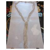 Vintage chain necklace (matinee length) C logo