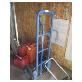 Heavy hand truck with inflatable tires
