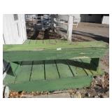 Wooden bench