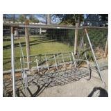 Vintage aluminum glider