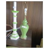 2 vintage table lamps (right)