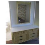 Vintage dresser and mirror