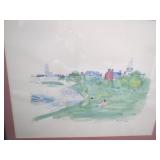 Art prints: Raoul Dufy French shoreline,
