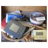 Office supplies, thermometer