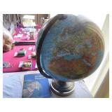 Rand McNally lighted globe w/ manual