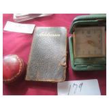 Leather cover address book, leather ring box,