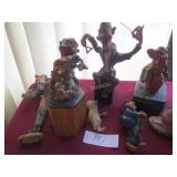 Handmade clay art sculptures for Dr. Gardner
