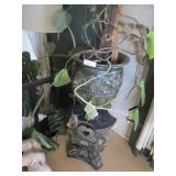 Neoclasical motif jardinere and matching stand