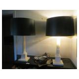Pair Neoclassical style table lamps