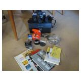 Nikon SLR camera and accessories: 55mm, 50 mm