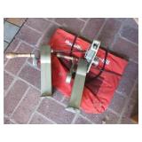 Pair hankd crank film reel winder
