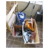 Canister vacuum with attachments
