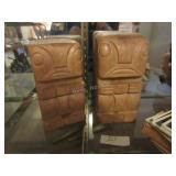 Pair of  vintage Tiki figures