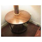 Vintage revolving end table