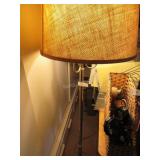 Brass floor lamp