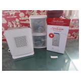 Speaker, heating pad, storage box