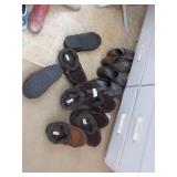 Shoes and slippers, bath robes