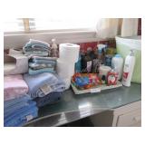 Towels, toiletries, bed linens