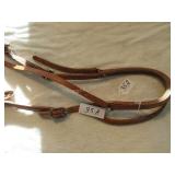 Leather single ear headstall