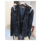 Scully suede fringe and beaded ladies western