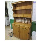 Colonial Revival ste back cupboard