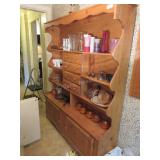 Colonial Revival setp back cupboard