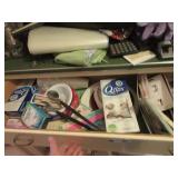 Contents drawers: vintage serving utensils, vintae