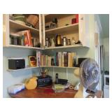 Contents cupboard, table (top & bottom): Boots &