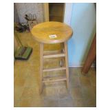 Wooden bar stool