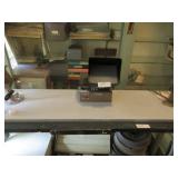 Craig film viewer, 2 reel handles, worktable