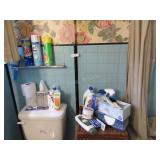 Contents of bath: bath cleaning (1/4 - full),
