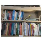 2 shelf lots books onpsychology, etc