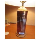 Stamped copper lamp from Egypt