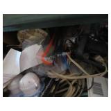 Contents of green dresser: handy fix-it items