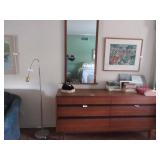 Rapids Furniture Mid-Century dresser & mirror