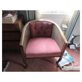 Arm chair with cane sides