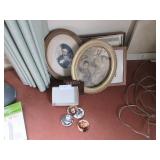 Vintage photos, photo buttons of chimps