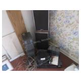 Realistic tape deck, Insignia AM/FM, Sony speakers