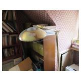 Brass floor lamp