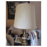 Brass table lamp