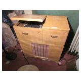 RCA Victor Mid-Century blonde radio/turntable