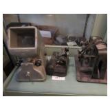 Film editing equipment: MovieCor viewer,