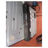 Panasonic VHS/DVD player, Sony Blu-Ray