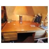 Mid-Century office desk, office chair