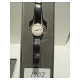 LeCoultre Memovox watch with leather band