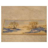 Emily Dillard (TX, 1879-1968) Blue Bonnets water-