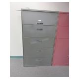 5 drawer lateral file cabinet