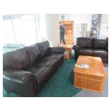 Loveseat and matching sofa